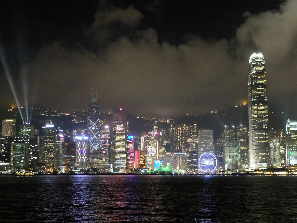 Hong Kong at night c