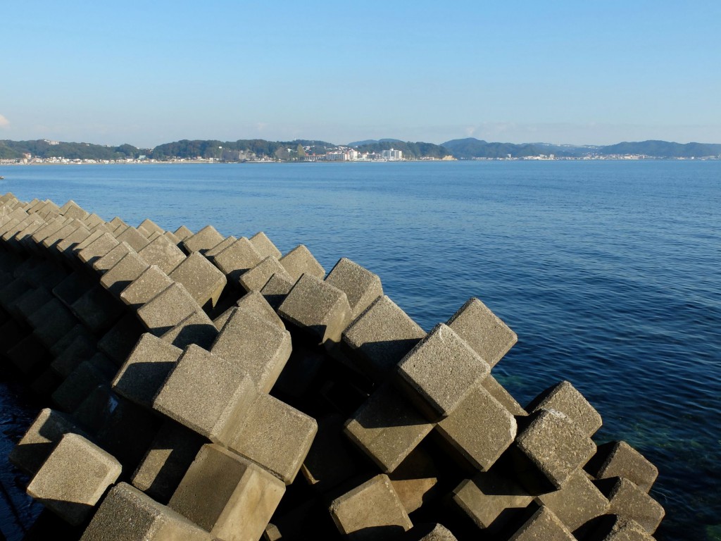 Kamakura seawall