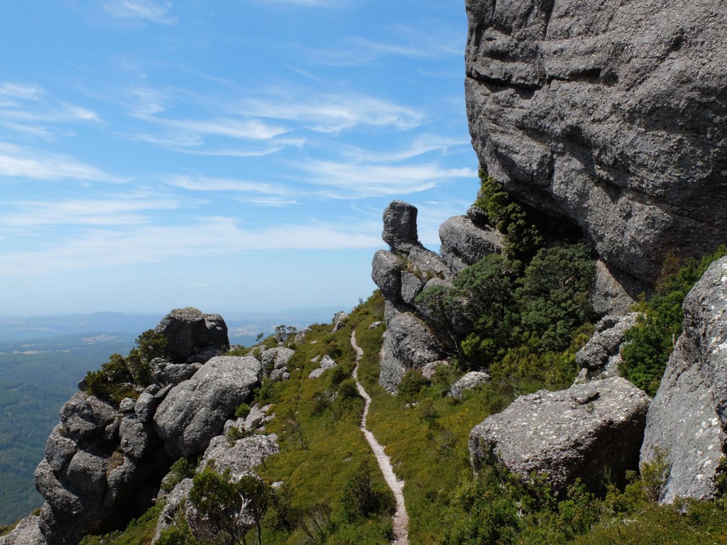 Tasmania Mt Claude path