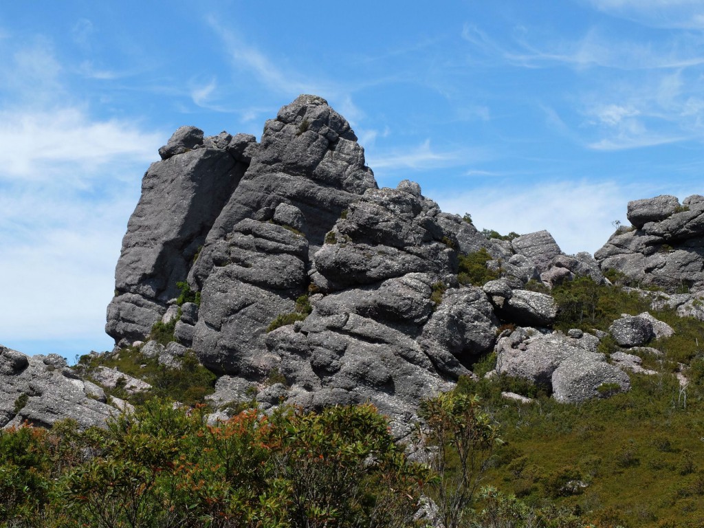 Tasmania Mt Claude rock formation