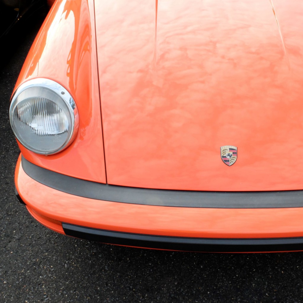 Autohaus orange 911 Targa detail square