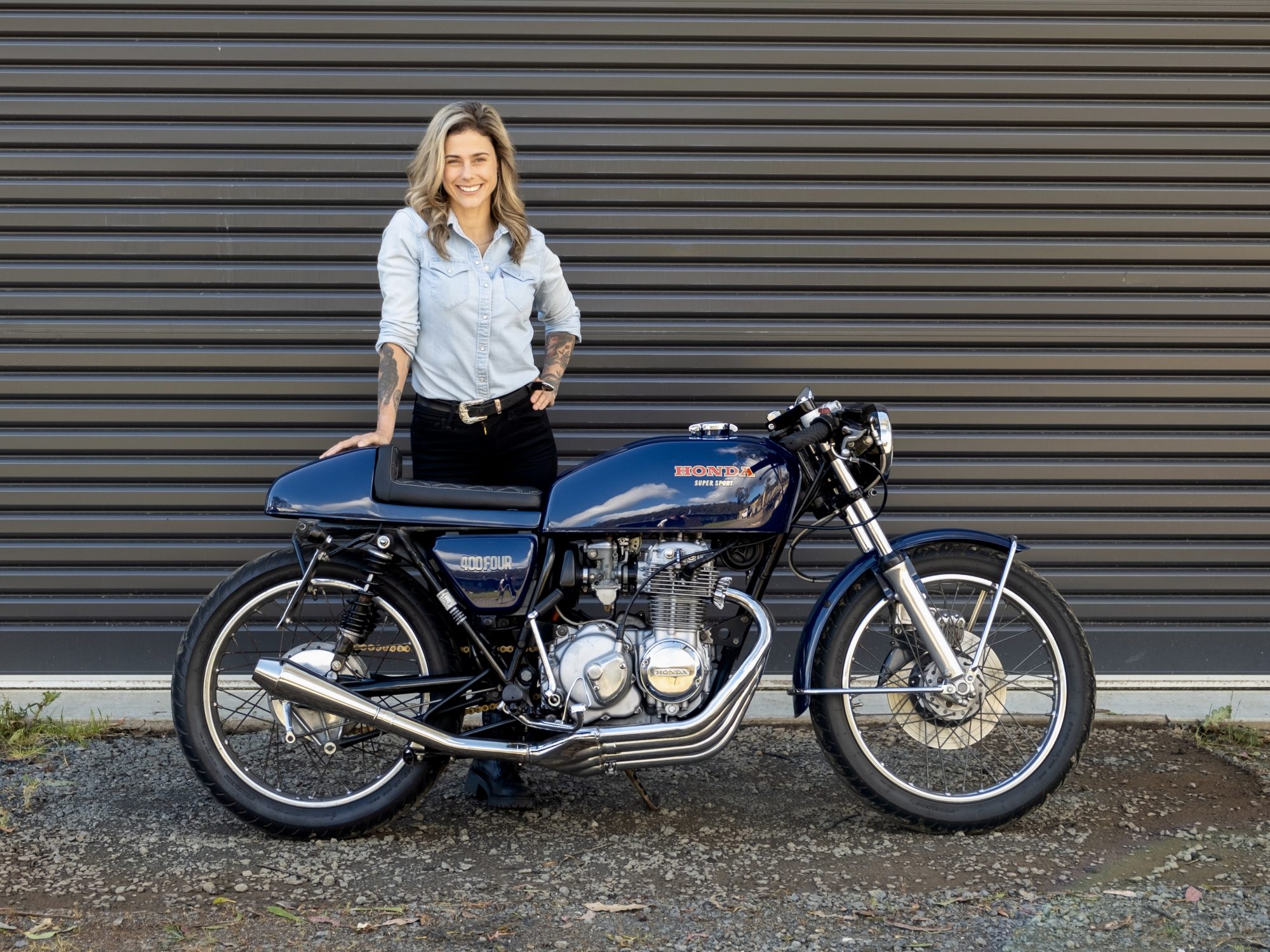 Style Rider, Katie Abdilla - Honda CB400F Super Sport